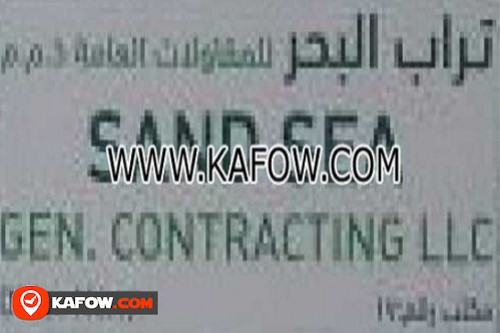 Sand Sea Gen Contracting Llc Kafow Uae Guide Kafow Uae Guide