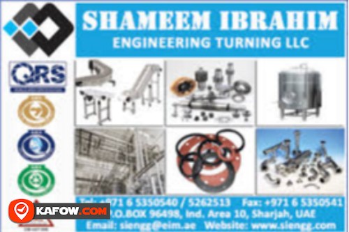 Shameem Ibrahim Engineering Turning LLC