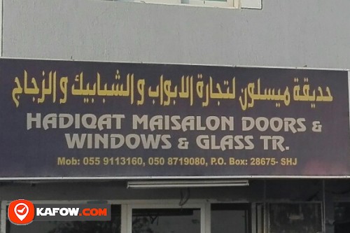 HADIQAT MAISALON DOORS & WINDOWS & GLASS TRADING