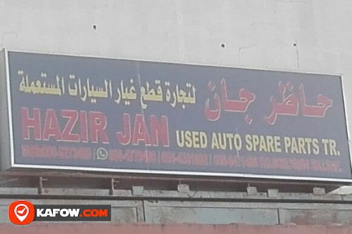 HAZIR JAN USED AUTO SPARE PARTS TRADING