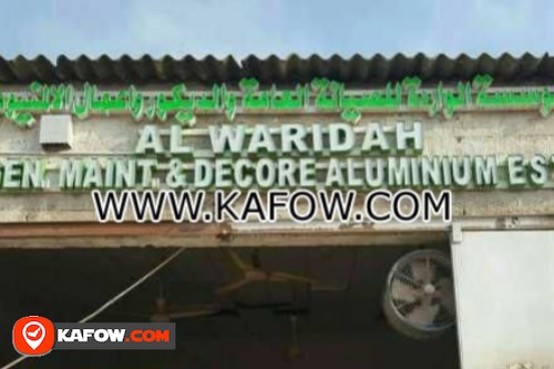 Al Waridah Gen.Maint & Decore Aluminium ESt.