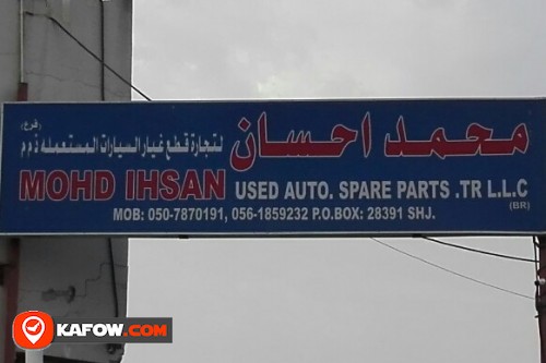 MOHD IHSAN USED AUTO SPARE PARTS TRADING LLC