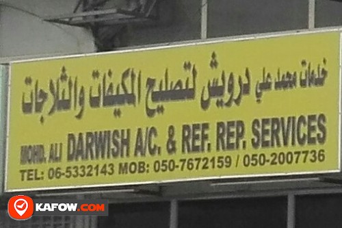 MOHD ALI DARWISH A/C REFRIGERATION REPAIR SERVICES
