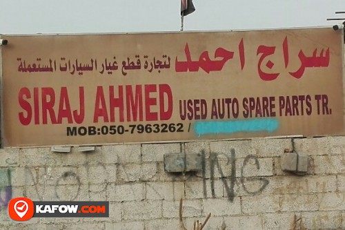 SIRAJ AHMED USED AUTO SPARE PARTS TRADING