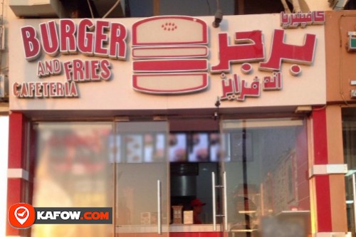 Burger And Fries Cafeteria