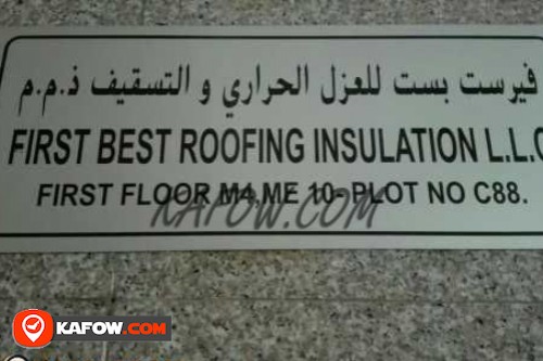First Best Roofing Insulation L.L.C