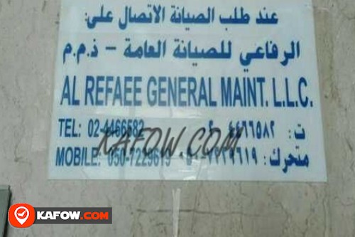 Al Refaee General Maint. L.L.C.