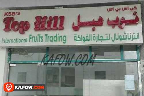 Ksbs Top Hill International fruits Trading