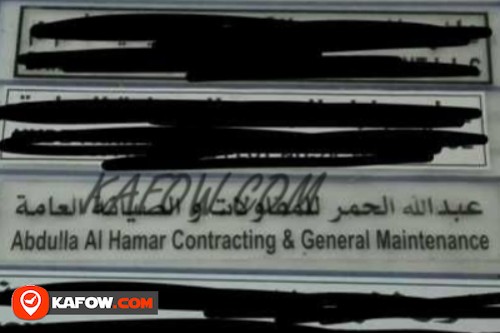 Abdulla Al Hamar Contracting & General Maintenance