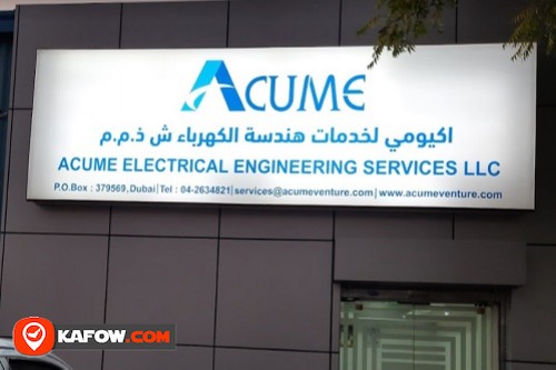 Acume Electrical Engineering Service