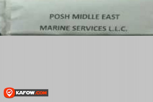 Posh Middle East Marine Services LLC
