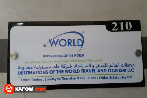 Destinations of the World Travel & Tourism LLC