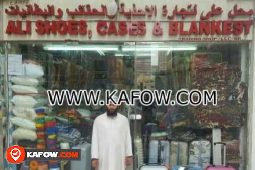 Ali Shoes, Csses, blankets trading Store