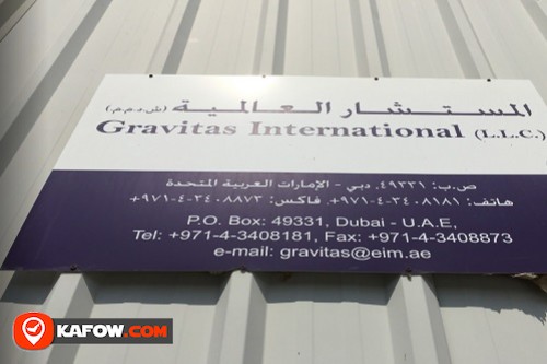Gravitas International LLC