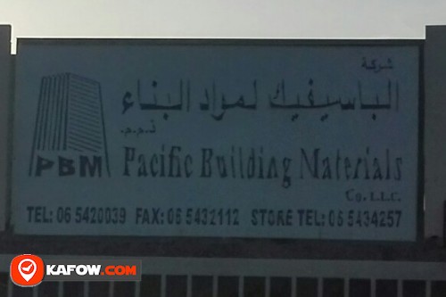 PACIFIC BUILDING MATERIALS CO LLC