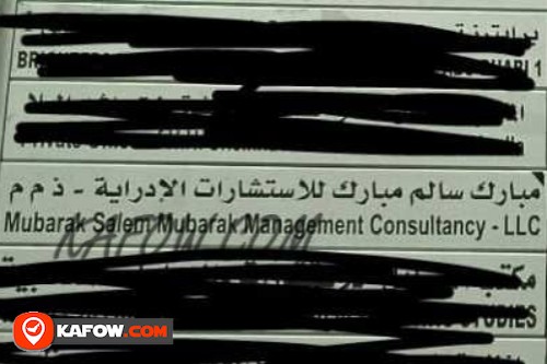 Mubarak Salem Mubarak Management Consultancy LLC