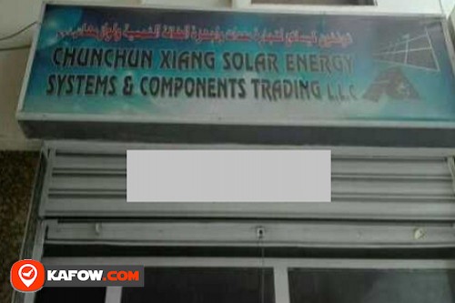 Chunchun Xiang Solar Energy Systems & Components Trading LLC