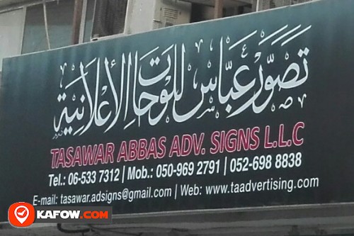 TASAWAR ABBAS ADVERTISING SIGNS LLC