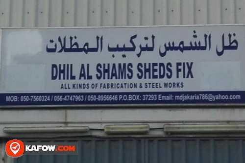 DHIL AL SHAMS SHEDS FIC