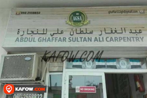 Abdul Ghafffar Sultan Ali Carpentry