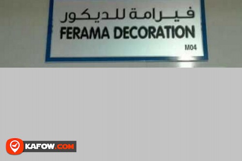 Ferama Decoration