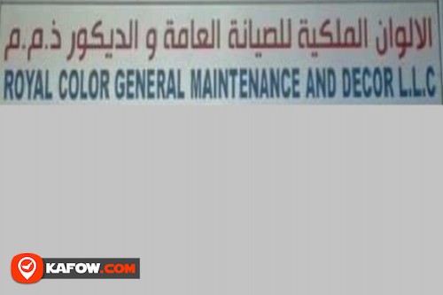 Royal Color General Maintenance And Decor LLC