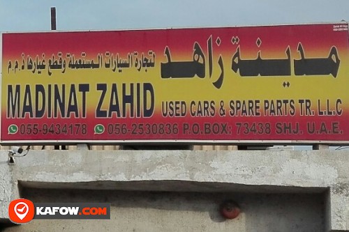 MADINAT ZAHID USED CAR'S & SPARE PARTS TRADING LLC