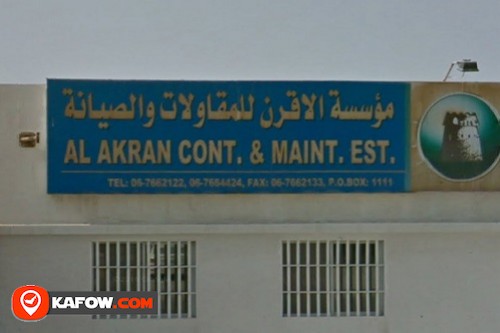 Al Akran Contg & Maintenance Est