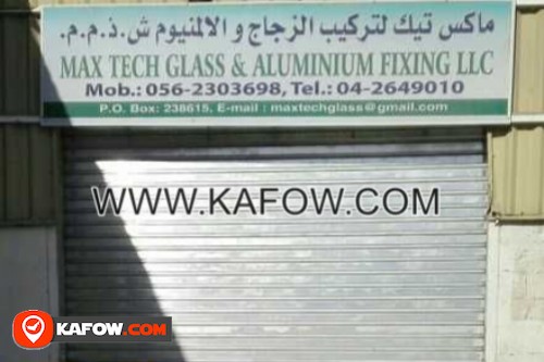 Max Tech Glass & Aluminium Fixing