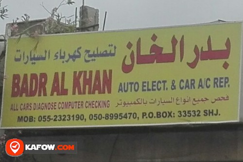BADR AL KHAN AUTO ELECT & CAR A/C REPAIR