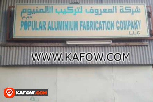 Popular Aluminium Fabrication Company LLC