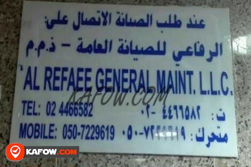 Al Refaee General Maint. L.L.C.