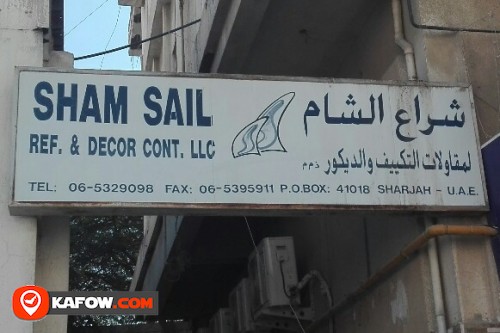 SHAM SAIL REFRIGERATION & DECOR CONT LLC