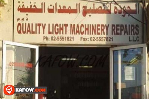 Quality Light Machinery Repairs L.L.C