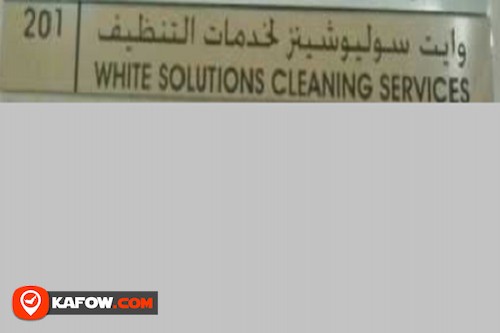 White Solutions Cleaning Services