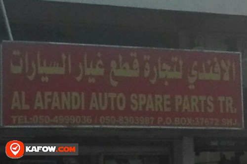 AL AFANDI AUTO SPARE PARTS TRADING