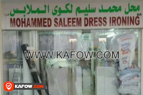 Mohammed Saleem Dress Ironing