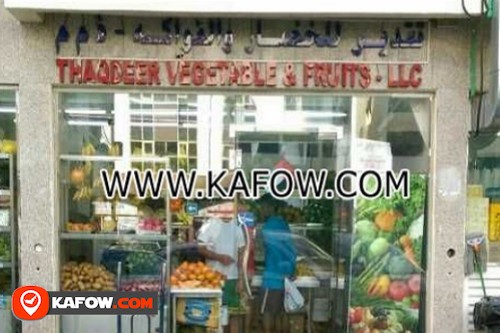 Thaqdeer Vegetable & Fruits