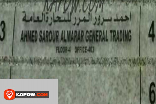 Ahmed Sarour Al Marar General Trading
