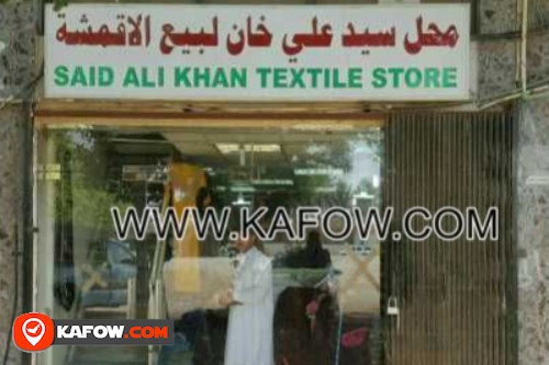 Said Ali Khan Textile Store