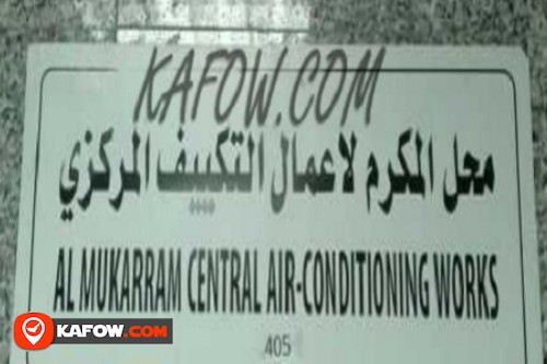 Al Mukarram Central Air Conditioner Works