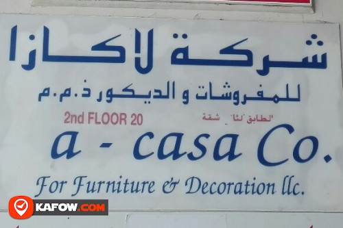 AL CASA CO FOR FURNITURE & DECORATION LLC