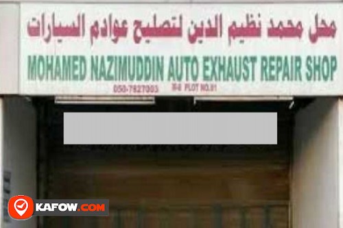 Mohd Nazimuddin Auto Exhaust Rep Shop