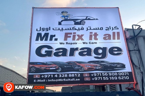 Mr Fix It All Car Garage