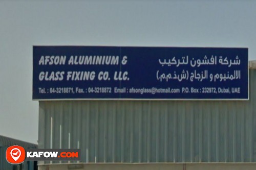 .Afson Aluminium & Glass Fixing Co. LLC