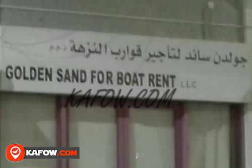Golden Sand For Boat Rent LLC