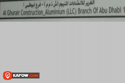 Al Ghurair Construction Aluminium LLC Branch Of Abu Dhabi 1