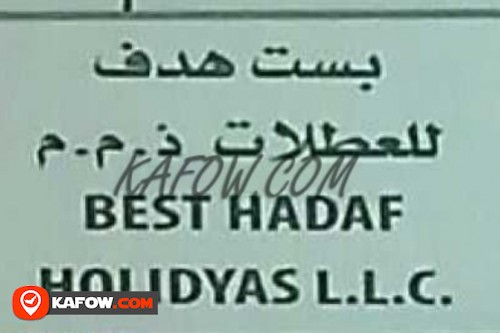 Best Hadaf Holidays LLC