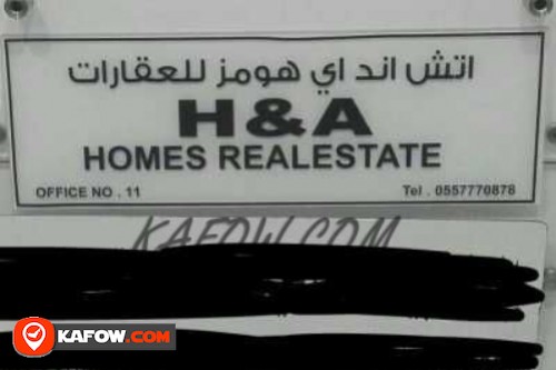 H & A Homes Real Estate