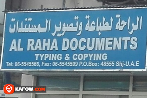 AL RAHA DOCUMENTS TYPING & COPYING